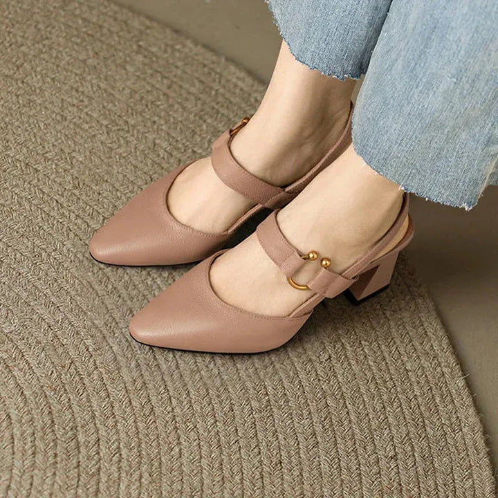 Comfortable orthopedic high heels for women, blending elegant design with crucial foot support for daily wear.