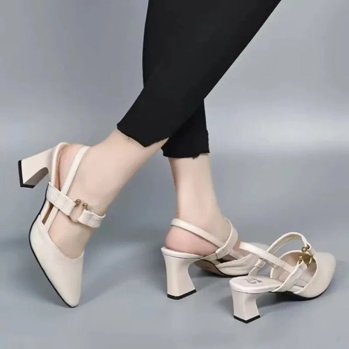 Elegant orthopedic dress shoes for women, offering superior support, comfort, and a sophisticated silhouette.