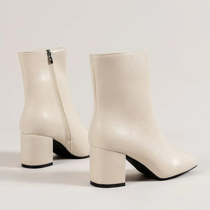 Sophisticated women's pointed toe ankle boots, a timeless choice for elegant fall & winter fashion.