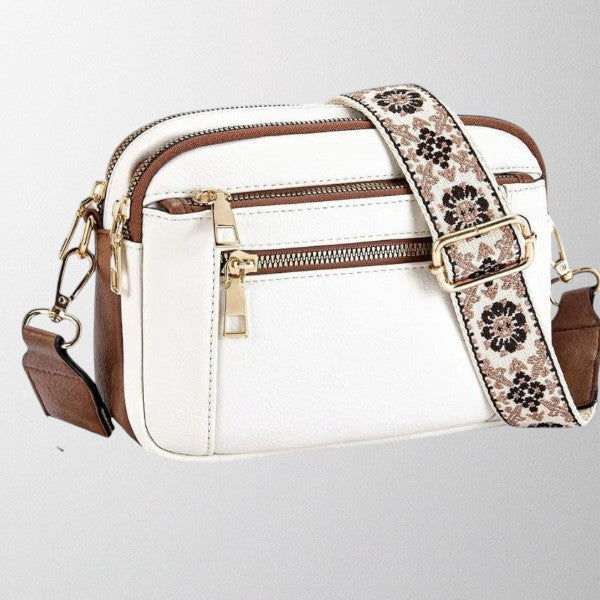 Elegant women's refined shoulder crossbody handbag in a classic color, perfect for everyday use