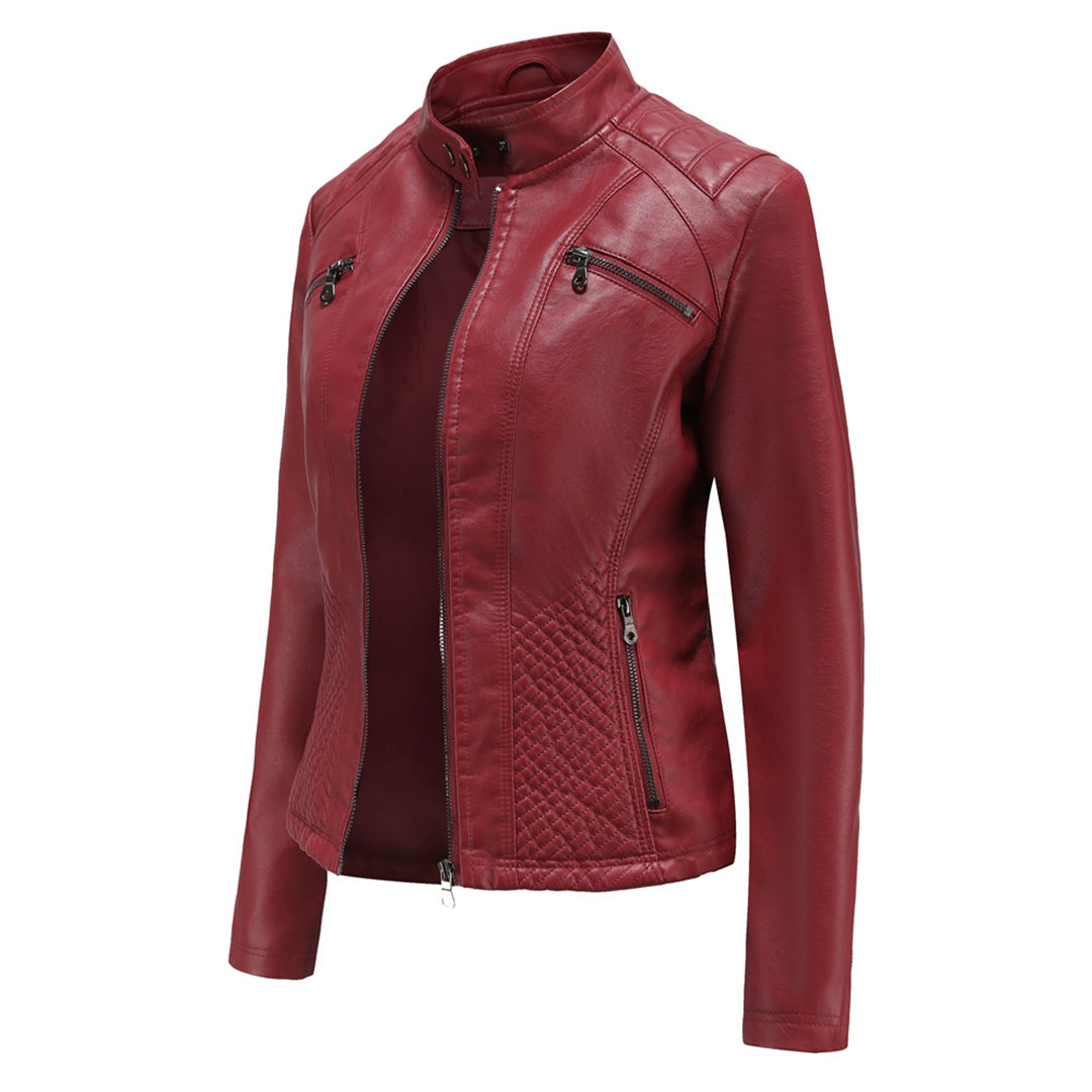 High-quality women's elegant relaxed fit spring jacket, perfect for stylish casual layering.