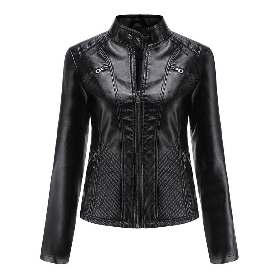 Women's elegant relaxed fit spring jacket with a flowing design, ideal for layering.