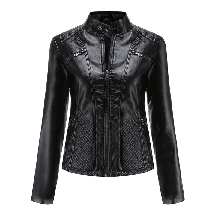 Women's elegant relaxed fit spring jacket with a flowing design, ideal for layering.