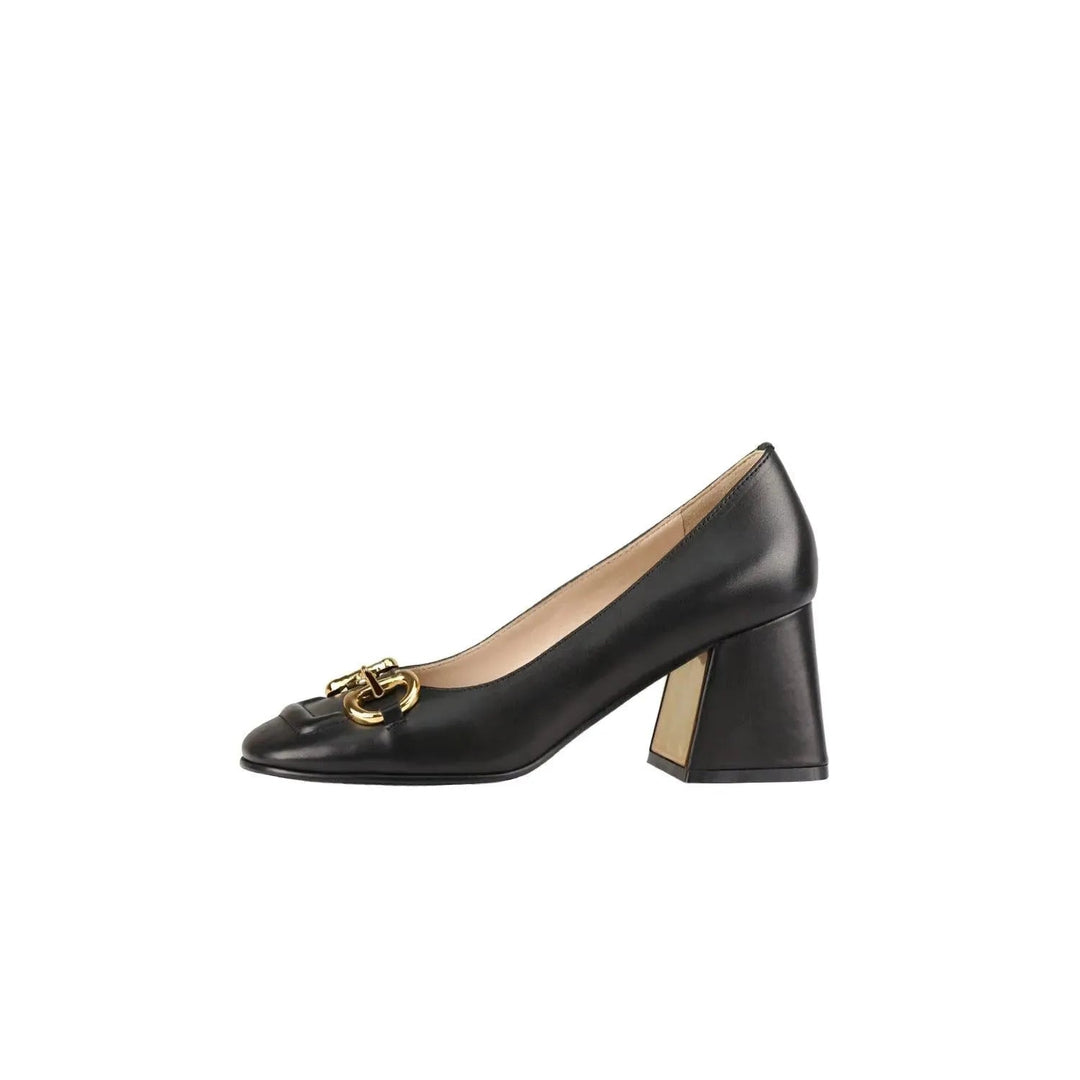 Timeless women's high heels. Elegant retro design, buckle strap, perfect for party & formal wear.