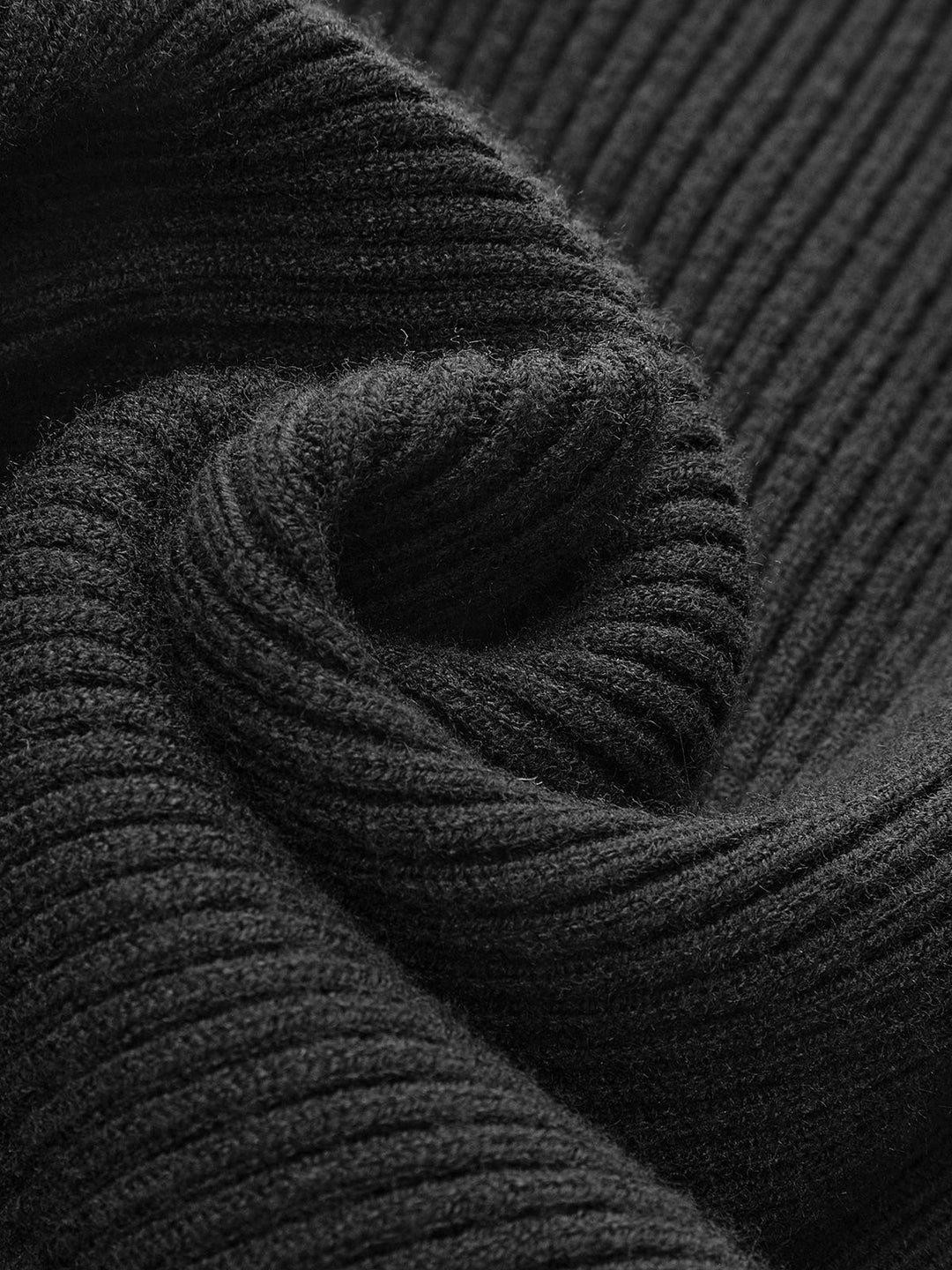 High-quality ribbed knit long sleeve sweater for women, designed for spring comfort.