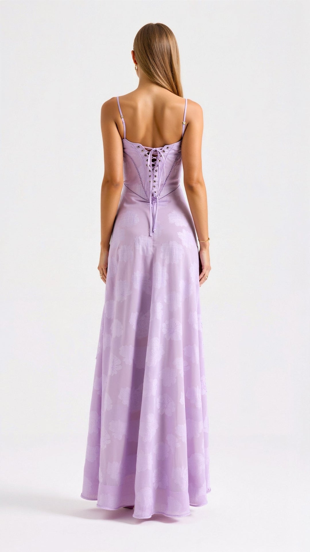 Stunning women's evening maxi slip dress, ideal for wedding guests and formal night outs.