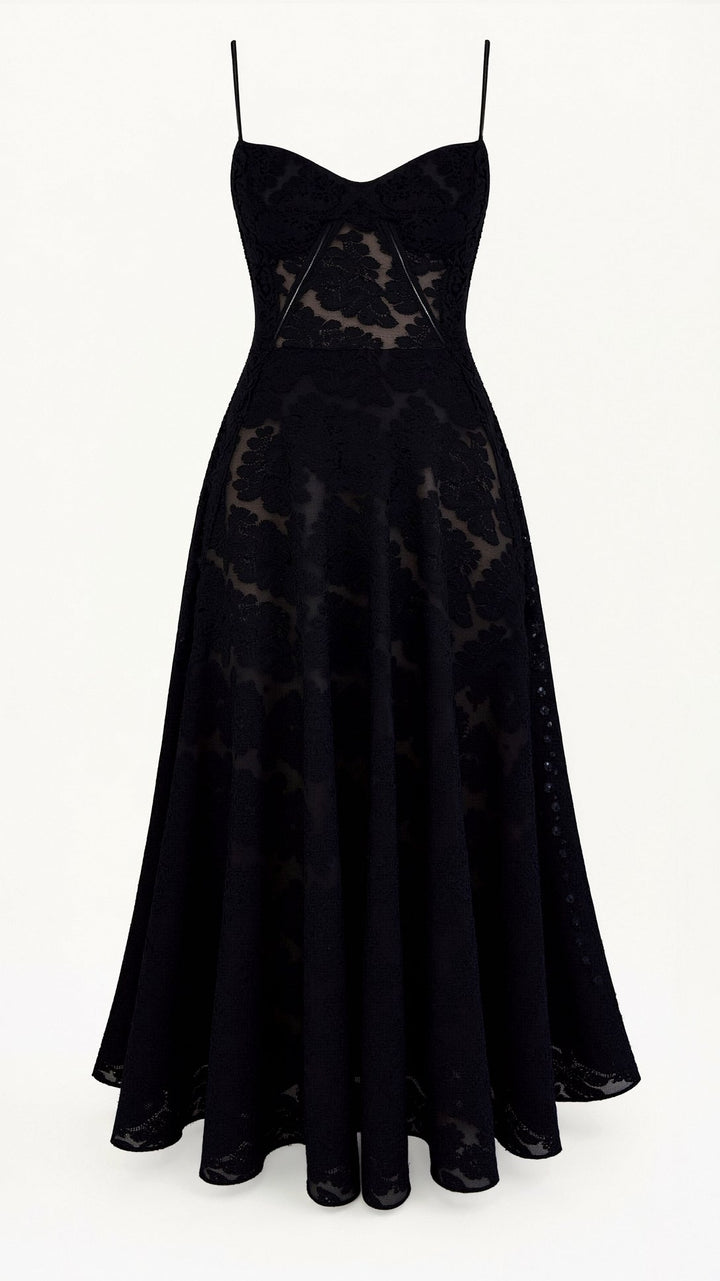 Timeless solid women's slip maxi dress, an elegant and formal option for weddings and evening events.