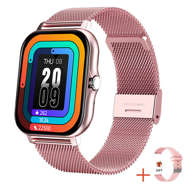 New women's smart device: elegant fitness tracker & health monitor digital watch for ladies.