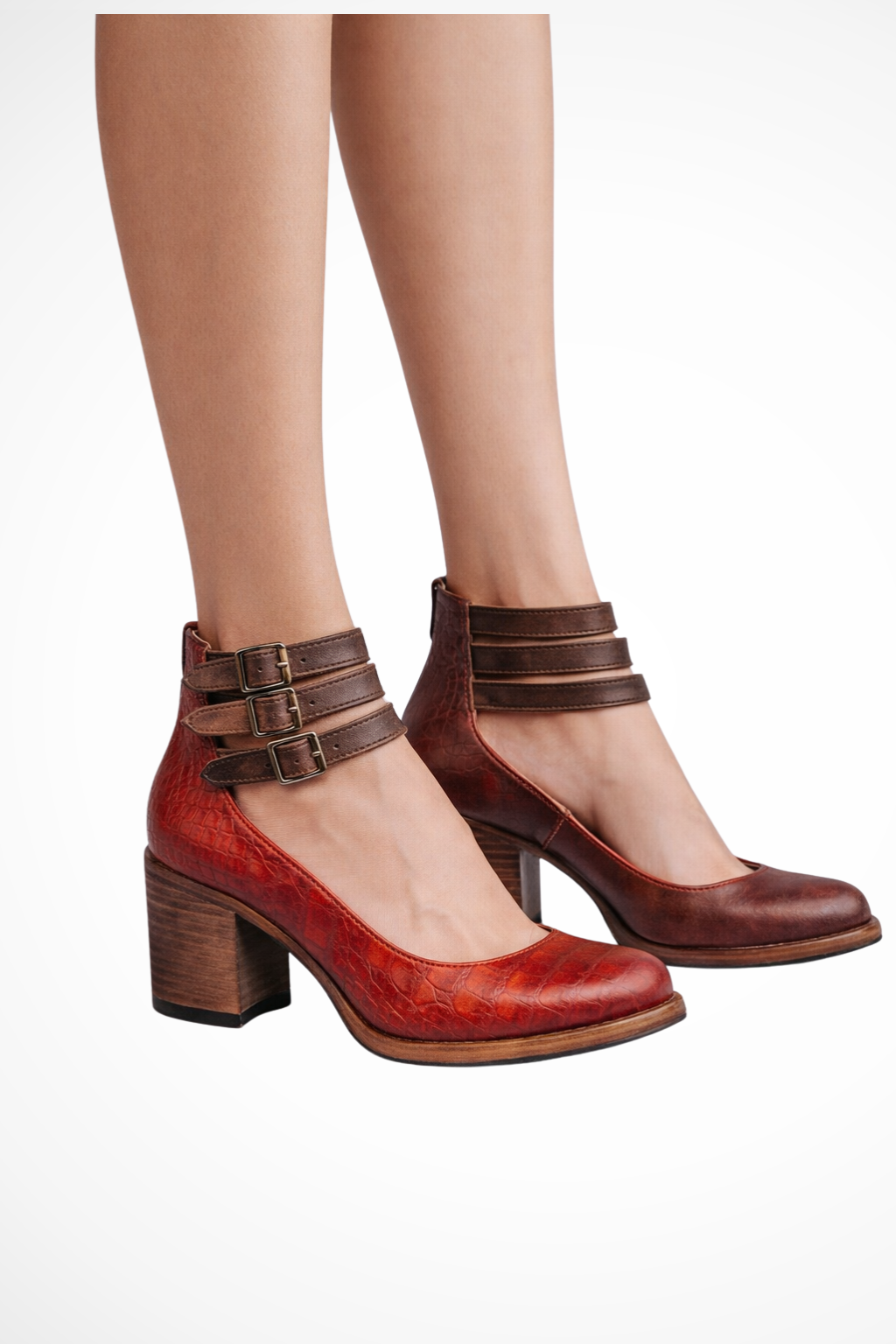 Versatile strappy block heel sandals for women, ideal for spring and summer events.