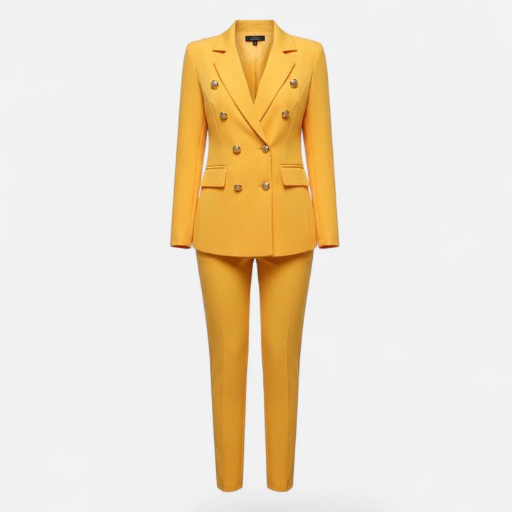 Smart casual women's tailored suit set, a versatile two-piece for office and sophisticated fashion.