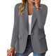 Stylish women's velvet blazer, a must-have for elegant business attire and fashionable fall outfits.