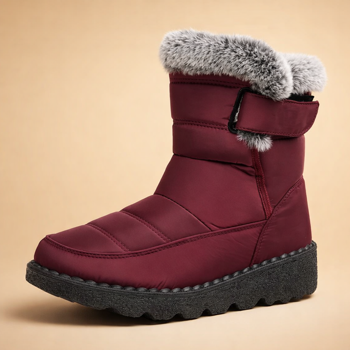 Elegant women's warm lined snow boots for ultimate winter comfort & style. Perfect for cold weather.
