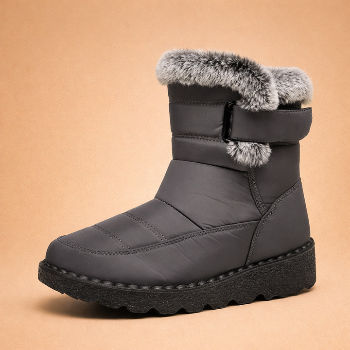 Elegant & durable women's winter boots with warm lining, designed for snow and extreme cold comfort.