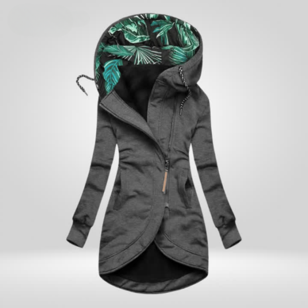 Fashionable women's waterproof and windproof winter coat, ideal for cold weather outerwear.