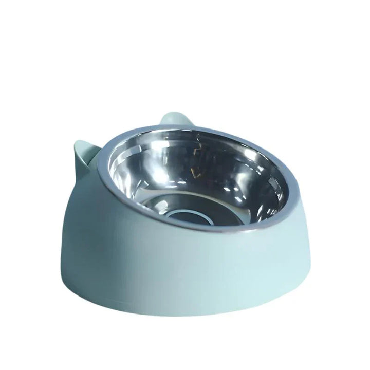Elevated feeder for cats: improves digestion, prevents acid reflux. A healthy eating pet supply solution.