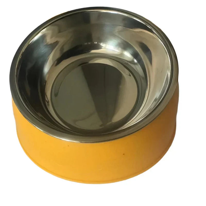 Non-slip elevated cat food dish for stable, healthy eating. Ergonomic design for your cat's comfort.