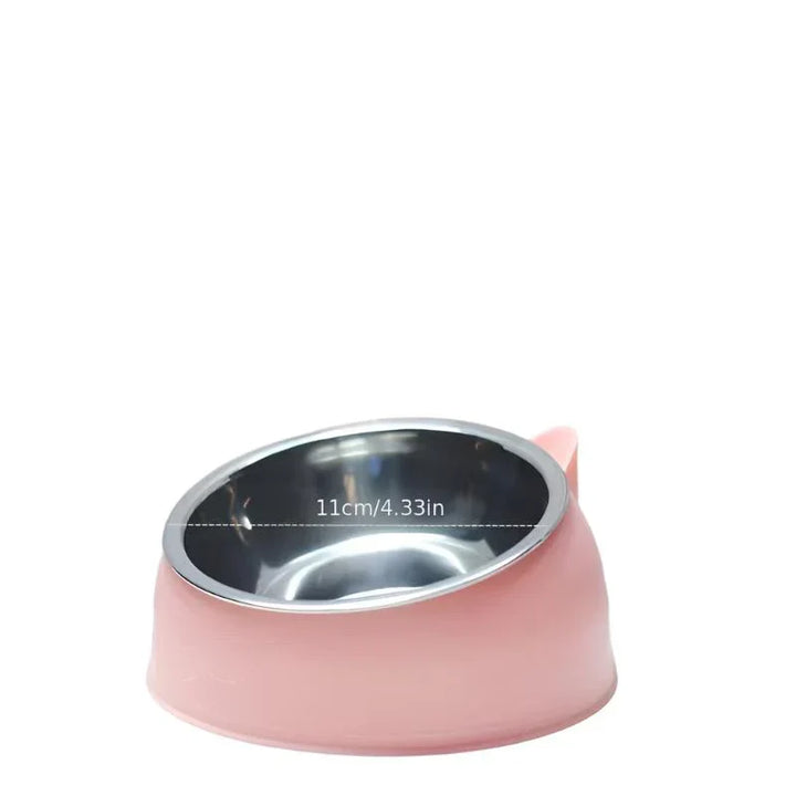 Elevated pet feeder for better digestion, prevents neck strain. A healthy eating solution for cats.