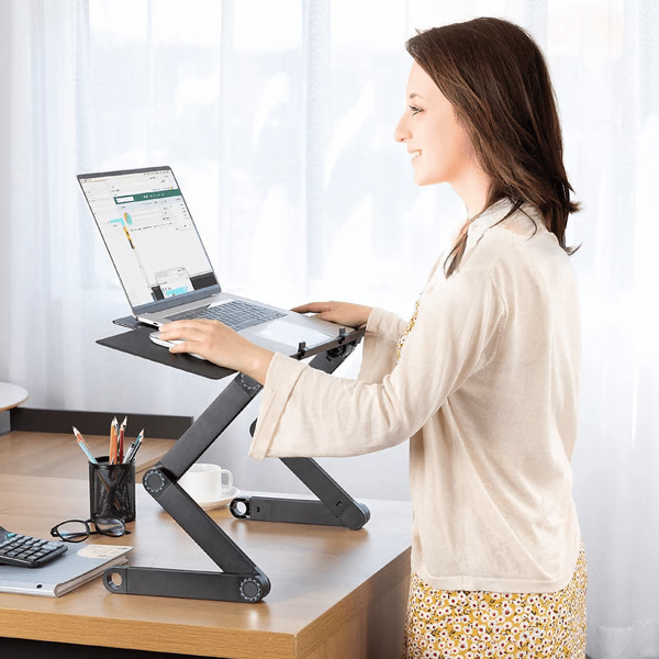 Versatile laptop accessory, 360° adjustable for any home office or gaming setup. Enhances productivity.