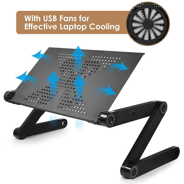 Ergonomic device holder for laptops, promoting neck and back pain relief. Essential for home office productivity.