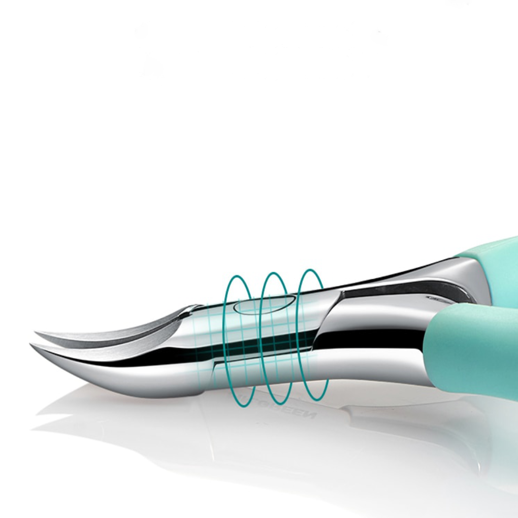 Foot care tool for seniors, ergonomic toenail clipper for ingrown and thick nails