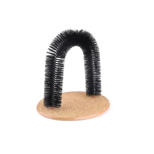 Keep your cat well-groomed & comfortable with this feline self-massage arch, a key pet supply.