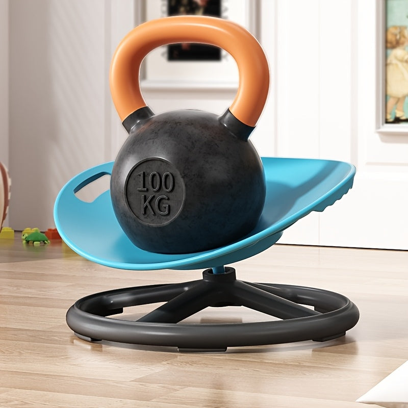 Sleek modern ergonomic swivel chair, FocusFlow, enhancing any home office aesthetic with active seating.