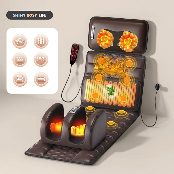 Luxurious full body vibrating massage mattress, designed for deep relaxation and a personal home spa experience.