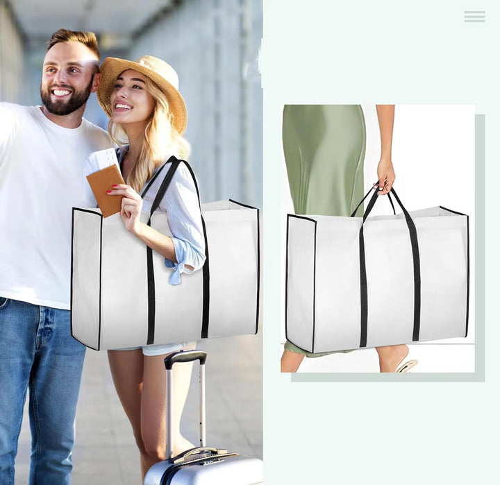 Complete wedding dress storage set: full-length garment bag, dustproof cover & accessory organizer for bridal gowns.