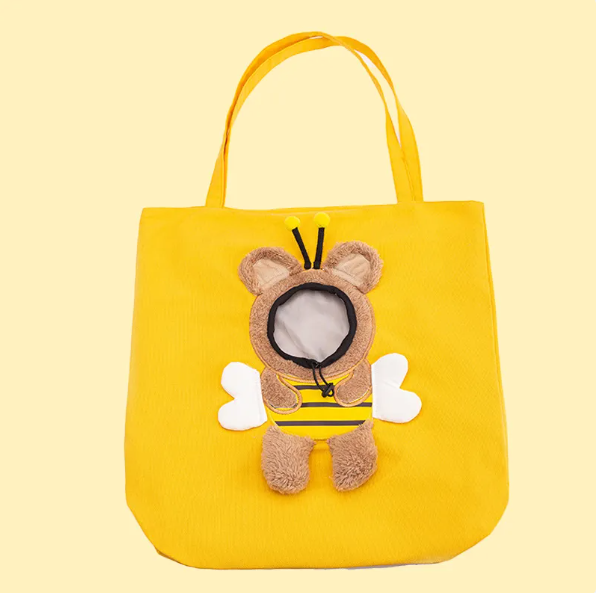 Whimsical animal costume pet carrier for cats & small dogs, ideal for comfortable and funny pet travel.