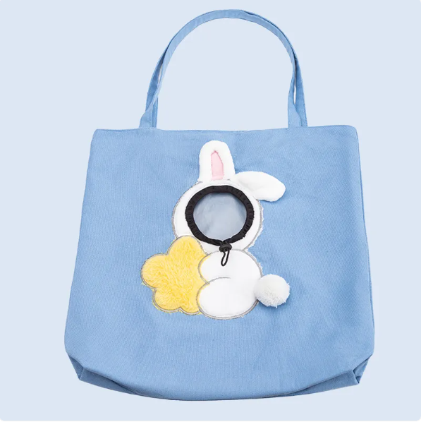 Comfortable & cute animal costume pet carrier for small pets, a stylish and fun cat or dog bag for car travel.