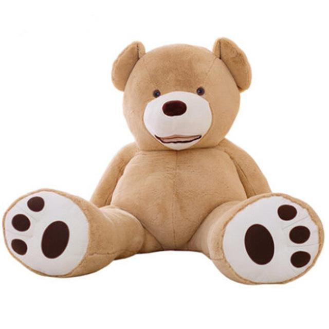 Giant plush teddy bear, soft and huggable, perfect large stuffed animal for kids & adults.
