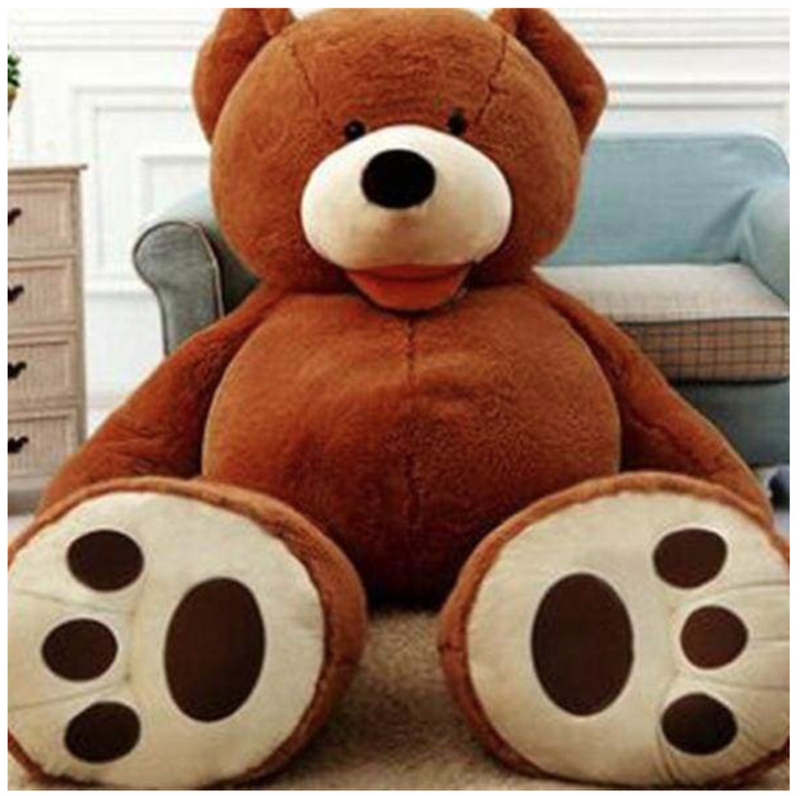 Huge unisex plush teddy bear, an ultimate huggable gift & cozy home decor for any age.