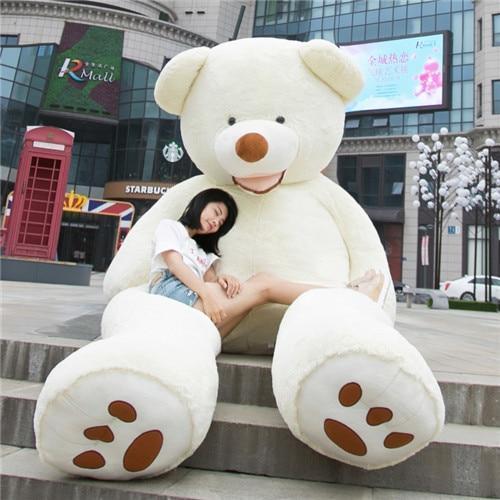 Luxurious giant teddy bear, super soft and huggable, ideal for comforting cuddles & a unique present.