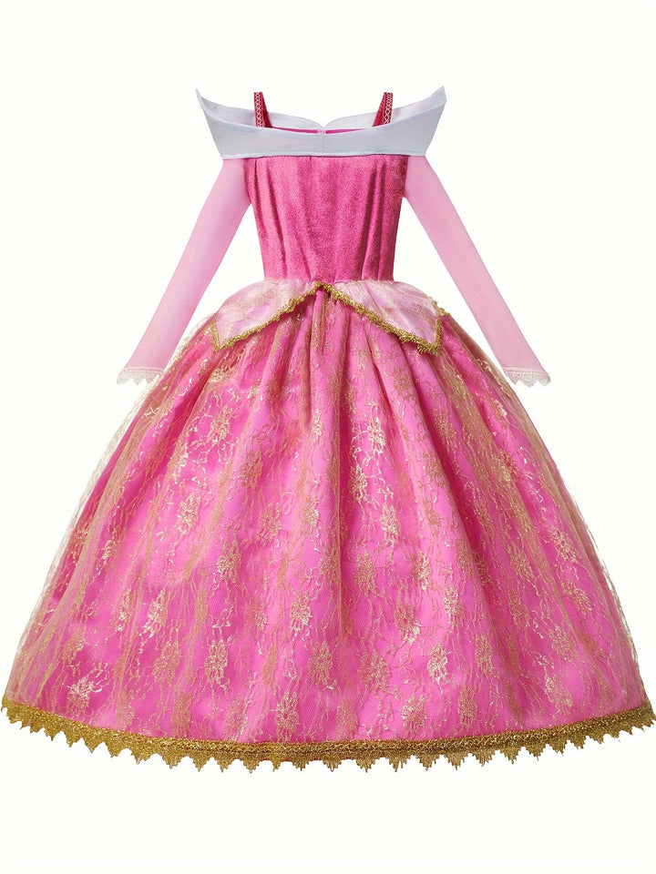 Elegant Princess Dream Costume for girls, ideal for imaginative dress-up, magical play, and kids' fantasy parties.