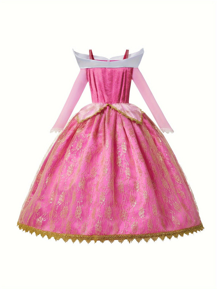 Girls' Magical Princess Costume, a dream dress-up outfit for kids' imaginative play, parties, and fantasy fun.