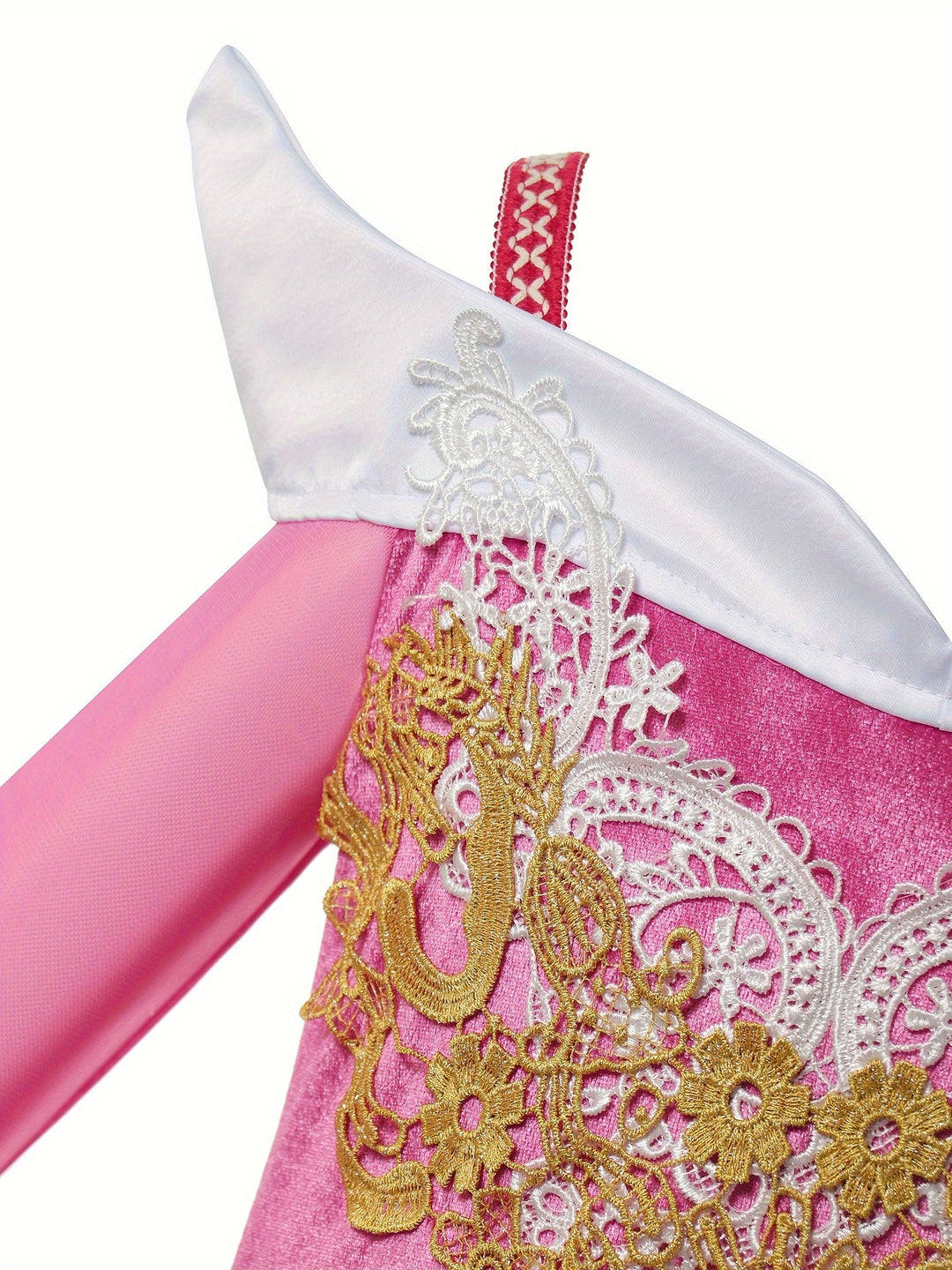 Vibrant Girls' Princess Costume, a beautiful dream dress for kids' roleplay, magical parties, and dress-up fun.