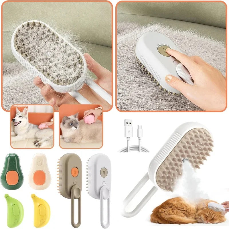 Portable handheld fabric steamer, ideal for travel. Quickly removes wrinkles from clothes & freshens garments on-the-go.