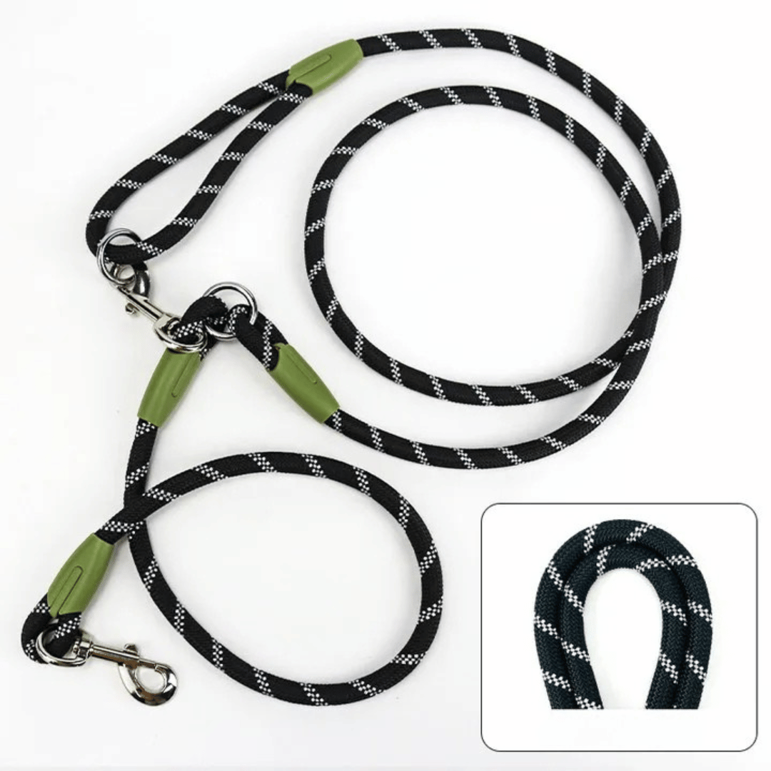 Reflective pet accessory: hands-free dog leash for outdoor training.