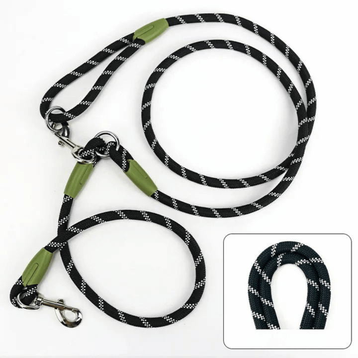 Reflective pet accessory: hands-free dog leash for outdoor training.