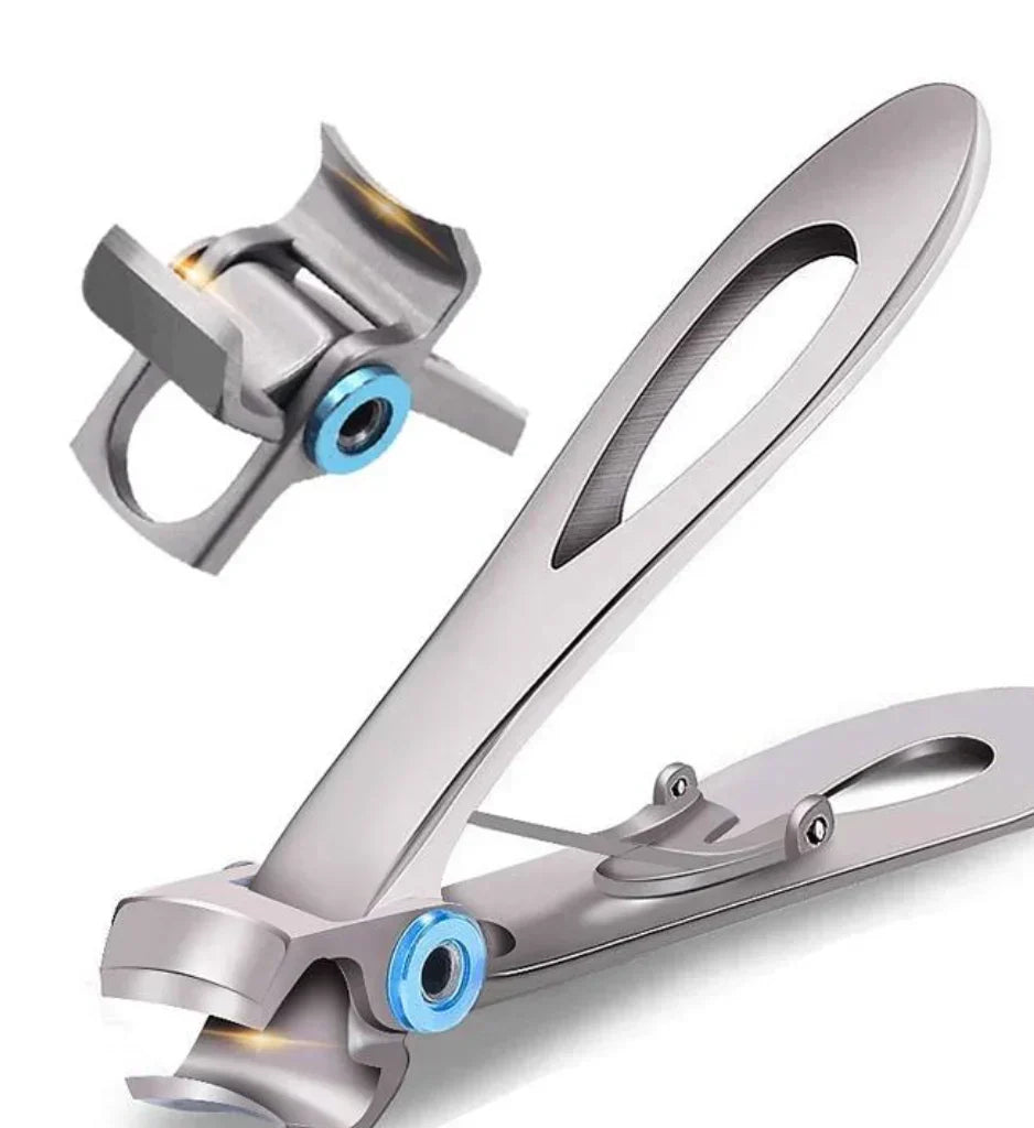Ergonomic heavy-duty nail clippers for precise trimming of thick, hard, or ingrown nails. Essential grooming tool.