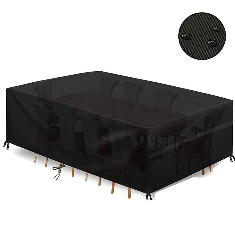 Robust outdoor furniture cover designed for long-lasting weather protection.