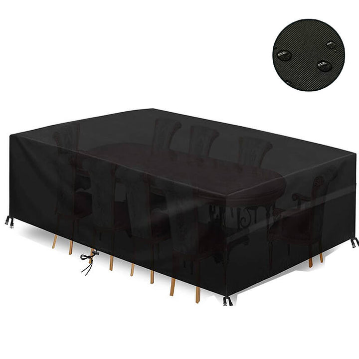 Robust outdoor furniture cover designed for long-lasting weather protection.