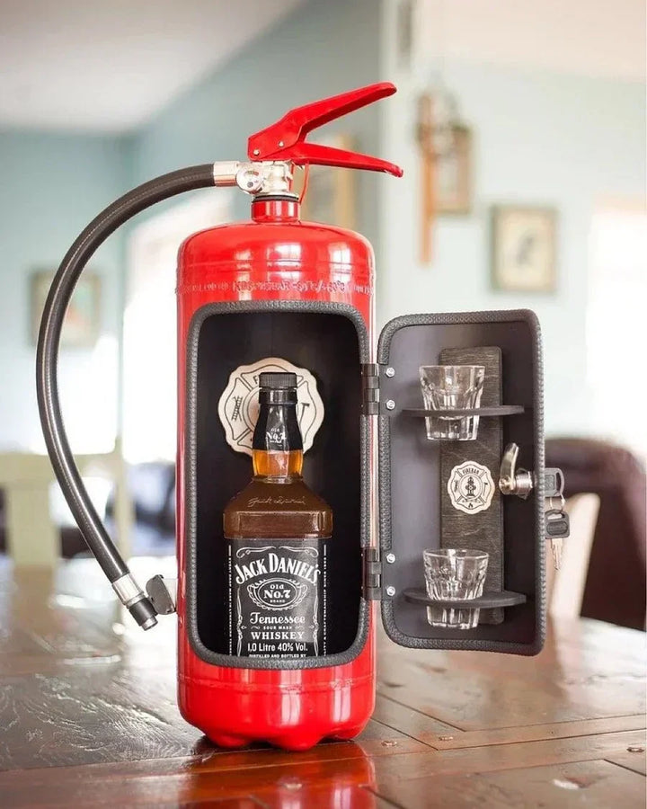 Discreet HiddenFlame drink storage solution. Hide your spirits in style with this secret bar, a novelty gift.