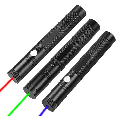 Powerful rechargeable laser pointer for stargazing & outdoor signaling. Long-range, safe green beam.
