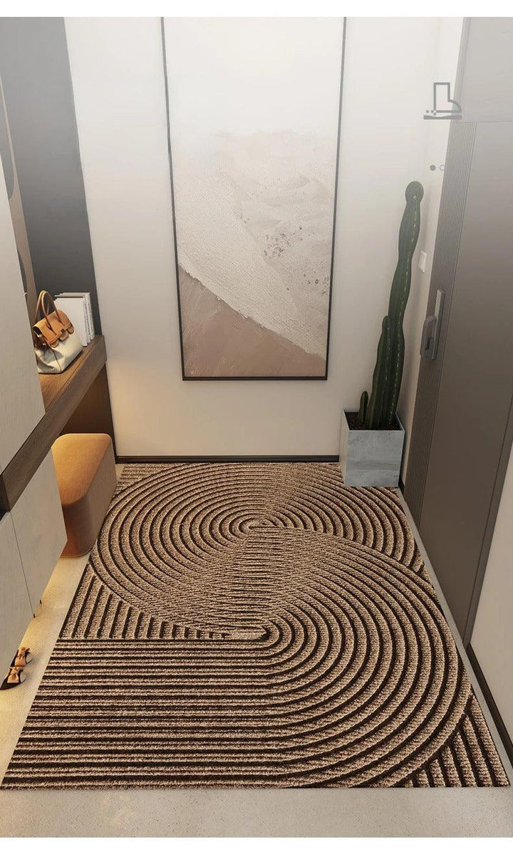 Keep floors clean with this non-slip heavy-duty indoor/outdoor door mat, weather-resistant dirt trap.