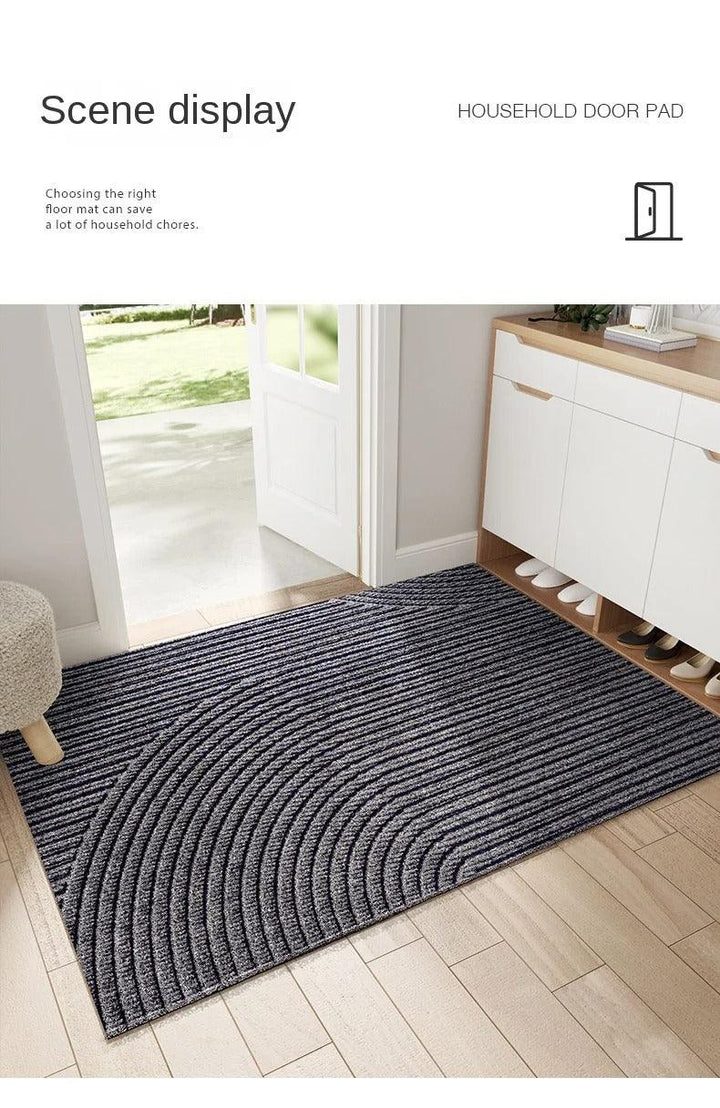 Secure grip heavy-duty door mat, non-slip, weather-resistant, perfect for high-traffic indoor/outdoor entryways.