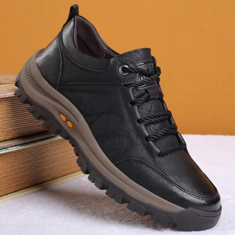 Versatile men's rugged low top lace-up shoes. Perfect for casual everyday style and comfortable footwear.