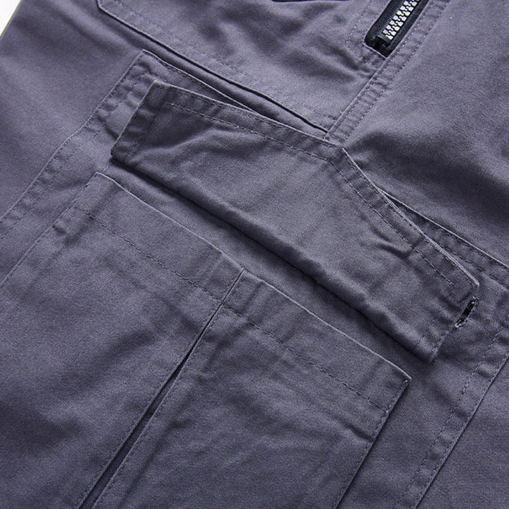 Stylish men's durable cargo shorts, practical for outdoor fashion and adventure activities.