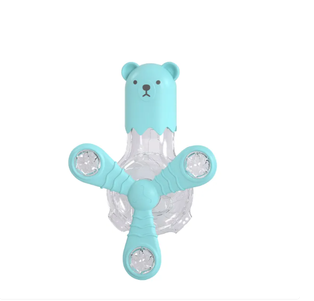 Durable bear food dispenser cat toy, designed for mental stimulation and slow feeding challenges.