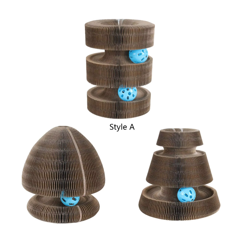 Durable interactive cat scratcher tower, essential pet furniture for playful felines and claw maintenance.